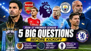 Premier League 2026-27 season preview featuring Arsenal, Manchester City and Chelsea